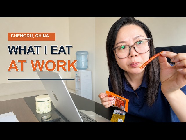 A Quiet Office Workday in Chengdu, China and What I Eat