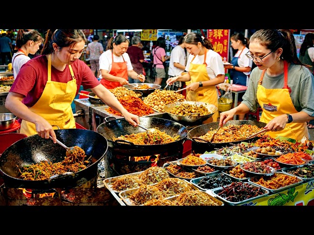 Unbelievable Chinese Massive Outdoor Night Market: Packed with Flavor & Crowds