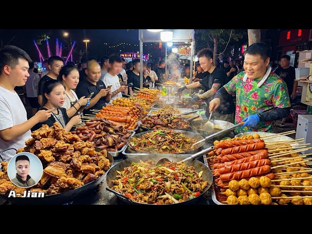 What Do Chinese People Eat for Dinner? | 30+ Street Foods in Zhengzhou, China