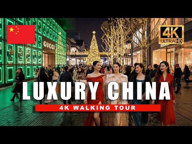 Chengdu Taikoo Li at Night: Luxury Shopping Street in China