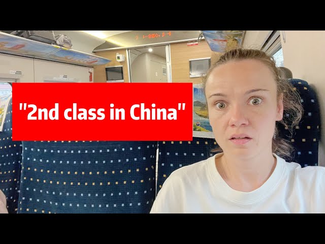 Riding Second Class on a China High-Speed Train to Guizhou