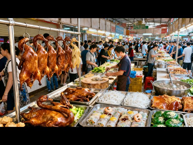Shenzhen Food Market Tour: Liantang Market Meat and Veggie Stalls