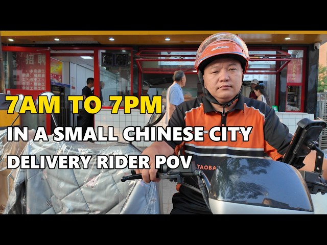 A Food Delivery Rider’s 12-Hour Day in a Small Chinese City