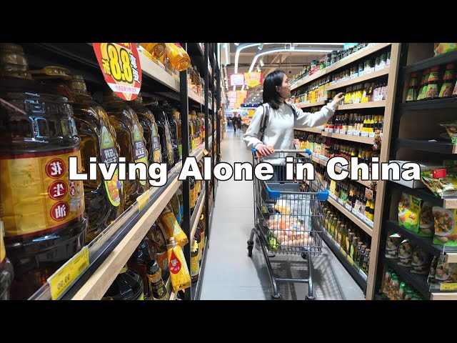 Daily Life in China: Grocery Shopping After Work & Night Routine