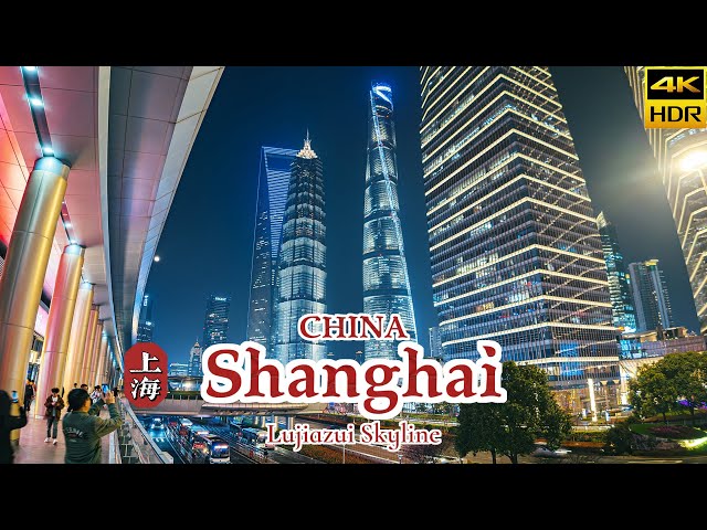 Shanghai Nights: Discover the Enchanting Lujiazui Skyline in 4K