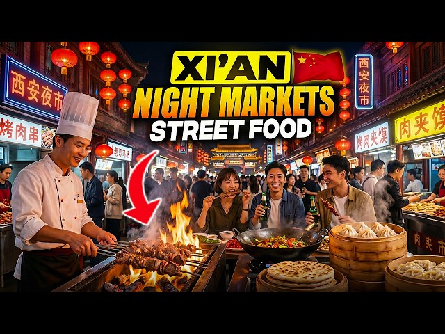 Xi’an Night Markets: Muslim Quarter and Local Street Food