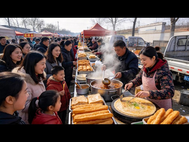 Beijing Outdoor Market Street Food: Weekend Snacks Young Locals Love