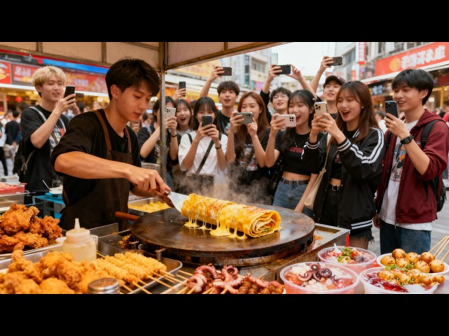 Chinese Night Market Street Food: 50 Snacks Young People Love