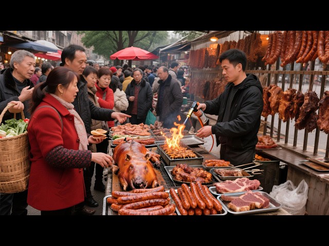 Chongqing Market Food: Spicy Numb Chicken and 30+ Street Snacks