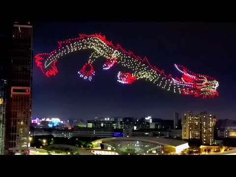 Dragon Boat Festival: 1500 Drones Light Show in Shenzhen, China