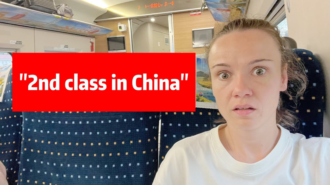 What 2nd Class Looks Like on China Bullet Train