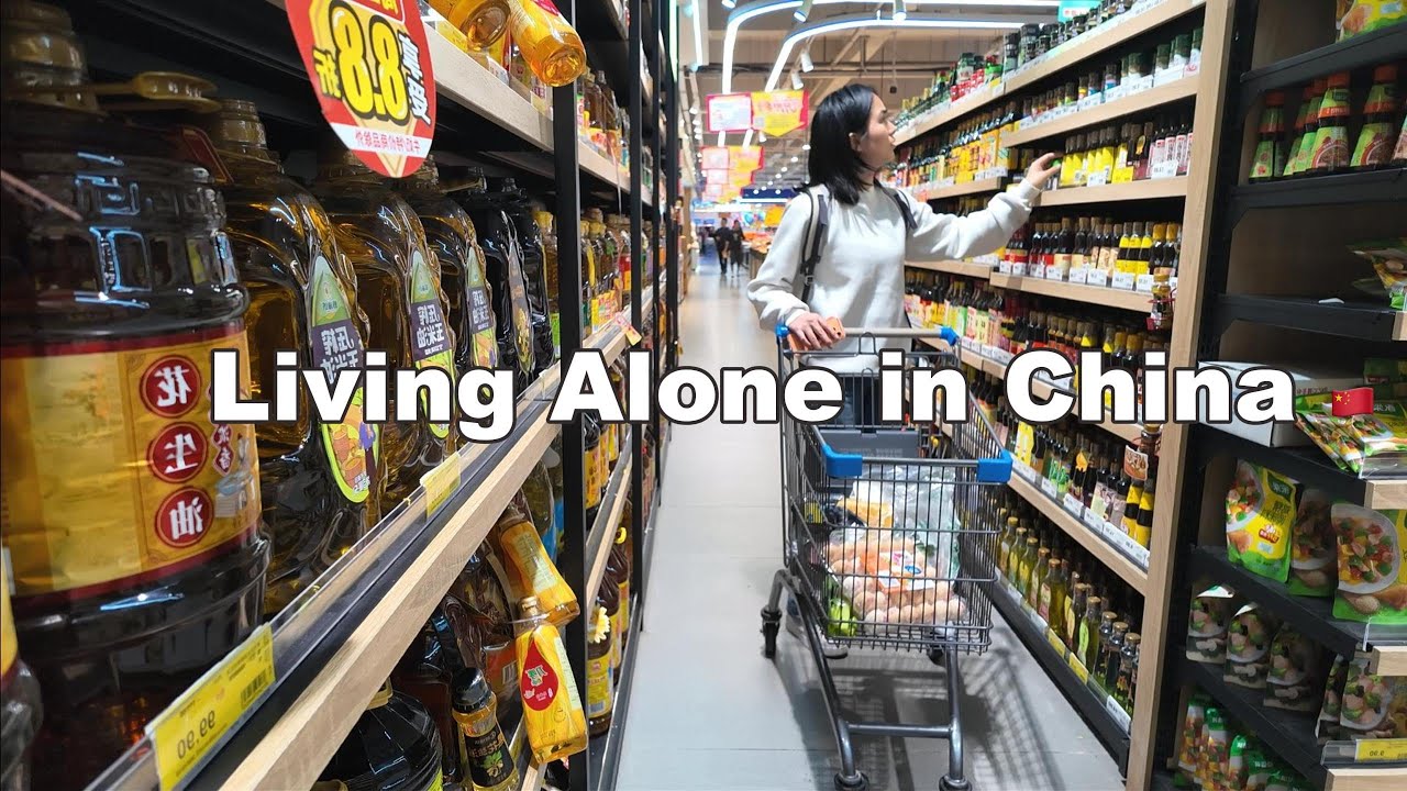 Daily Life in China: Grocery Shopping After Work & Night Routine