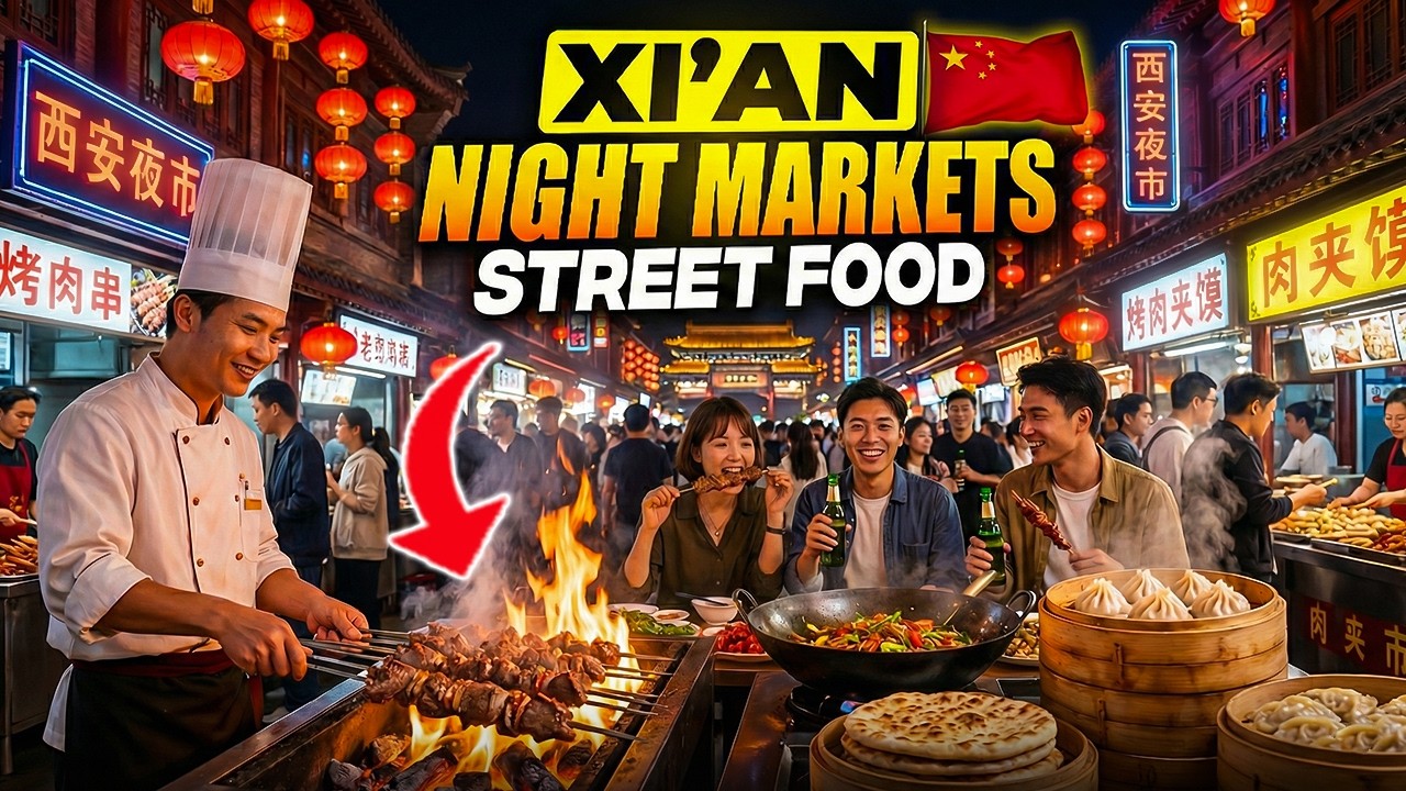 Top 5 Secret China Wildest Night Market: Xi’an Street Food Tour