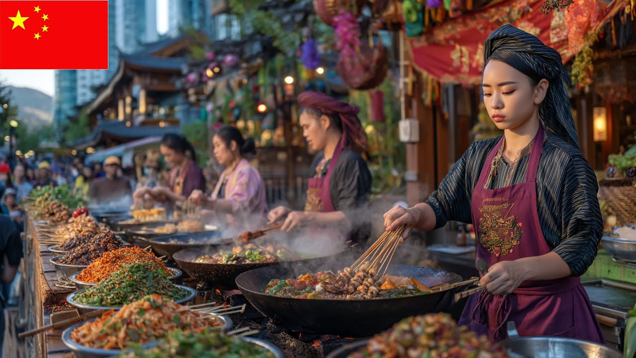 $1 Street Food in Beijing China: What Locals REALLY Eat — Shahe Daji Market