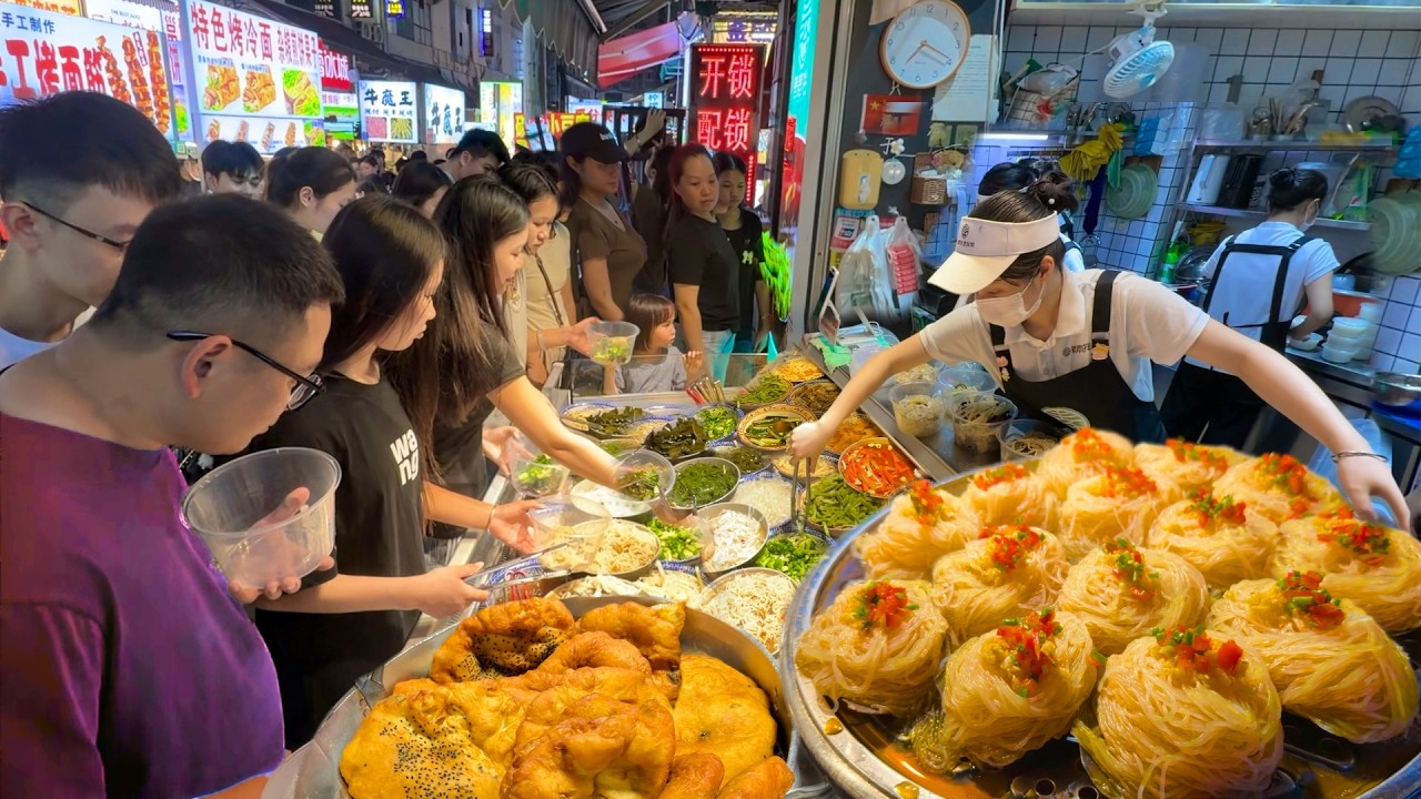 Southern China After Dark: Endless Street Food, Busy Night Market, Fried Scorpions and More