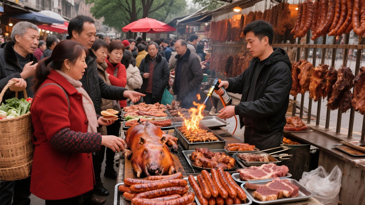 Chongqing Street Food Paradise: Spicy Numb Chicken, Fried Snacks and 30+ Local Foods
